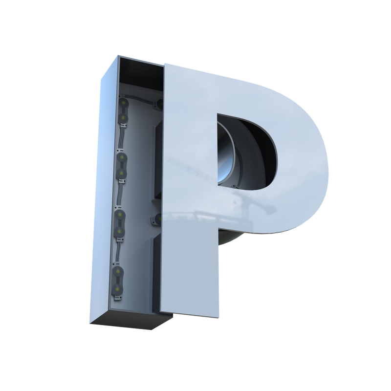 Световая буква Буква с внутренней подсветкой